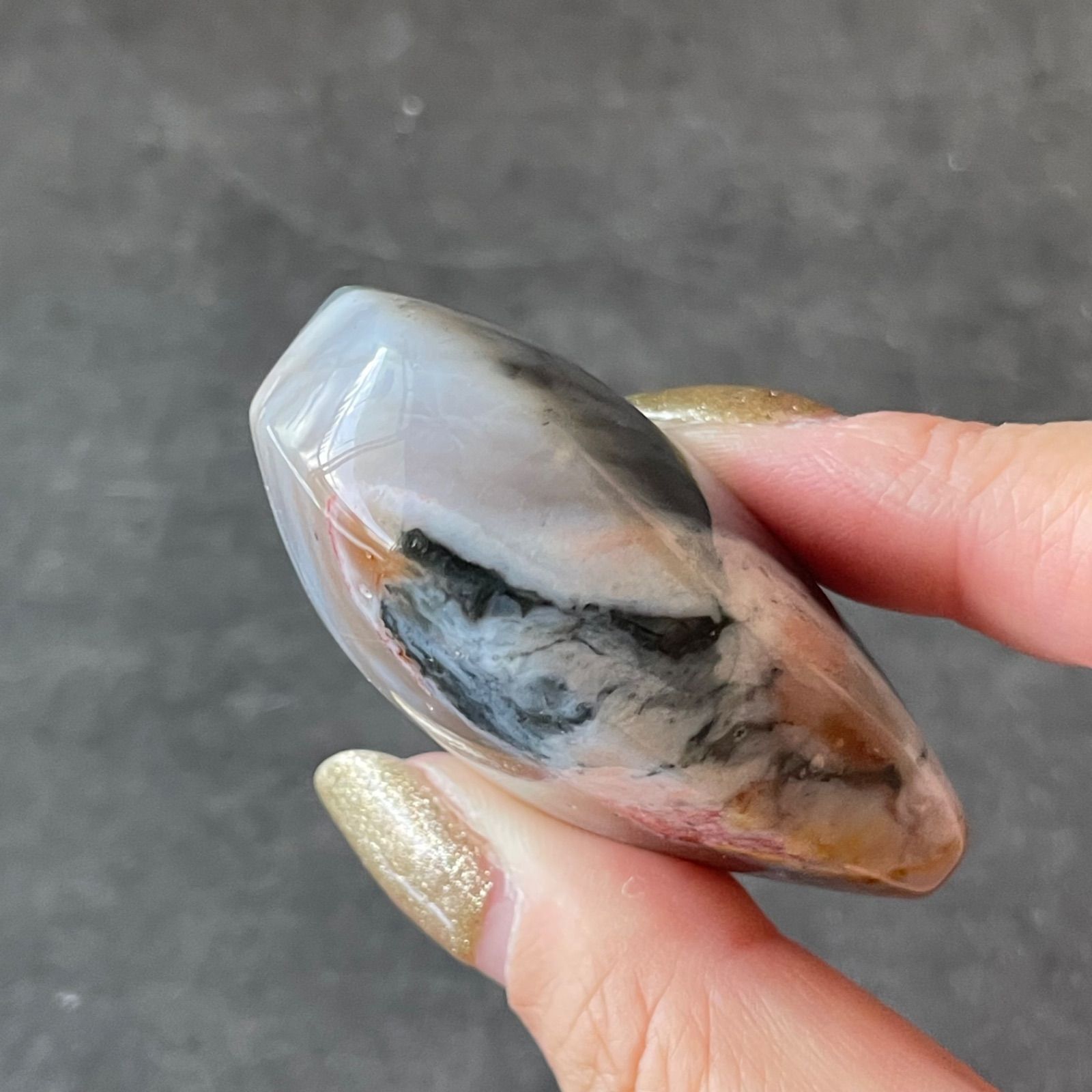 フォロー割あり】インドネシア産︎Chalcedony カルセドニー|Heart
