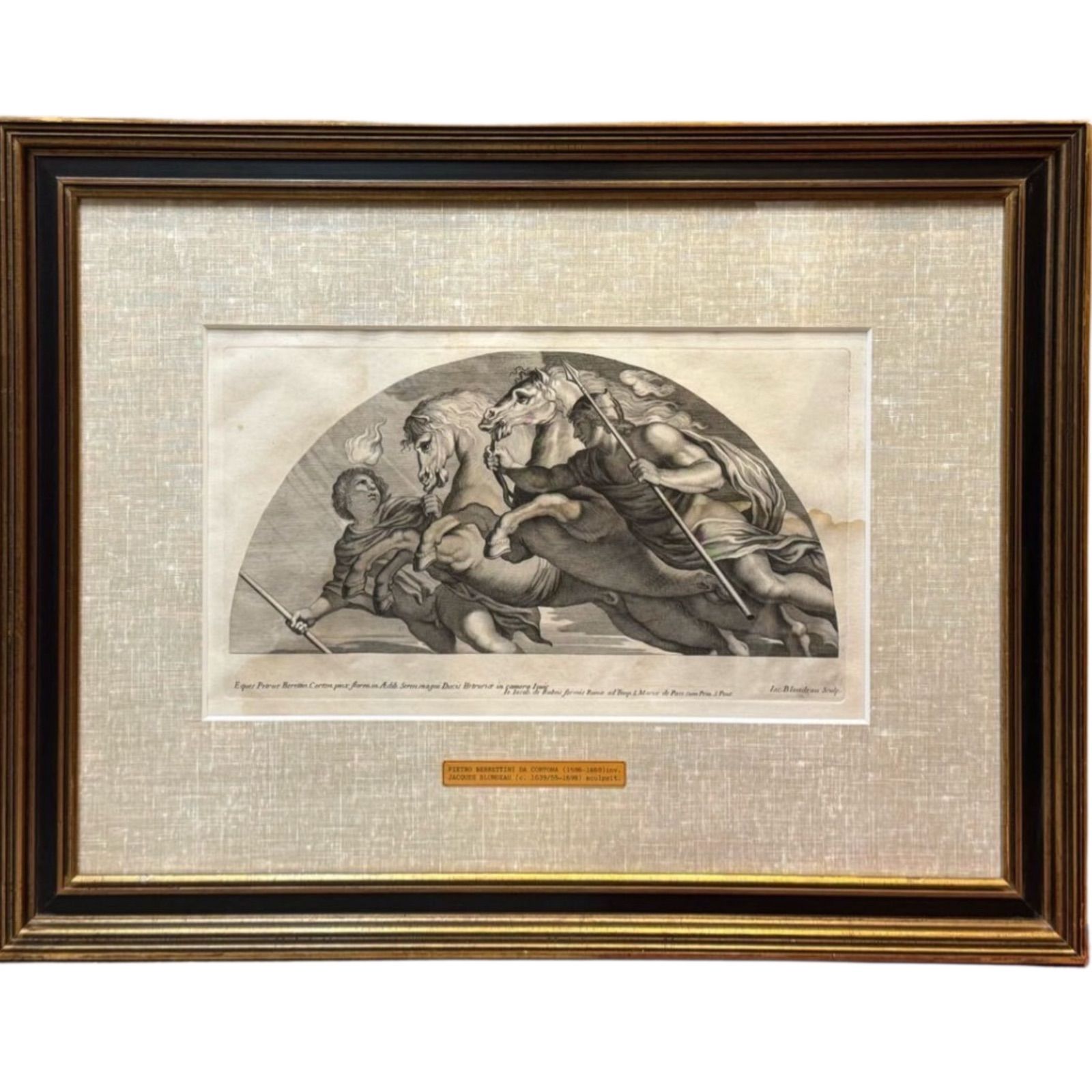 ピエトロ ダ コルトーナ Pietro da Cortona 木星 ジュピター の間 銅版画 共箱 PIETRO BERRETTINI
