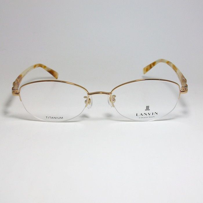 LANVIN ランバン made in Japan レディース 眼鏡 メガネ フレーム サングラス VLC529J-0A85-54 度付可 ゴールド