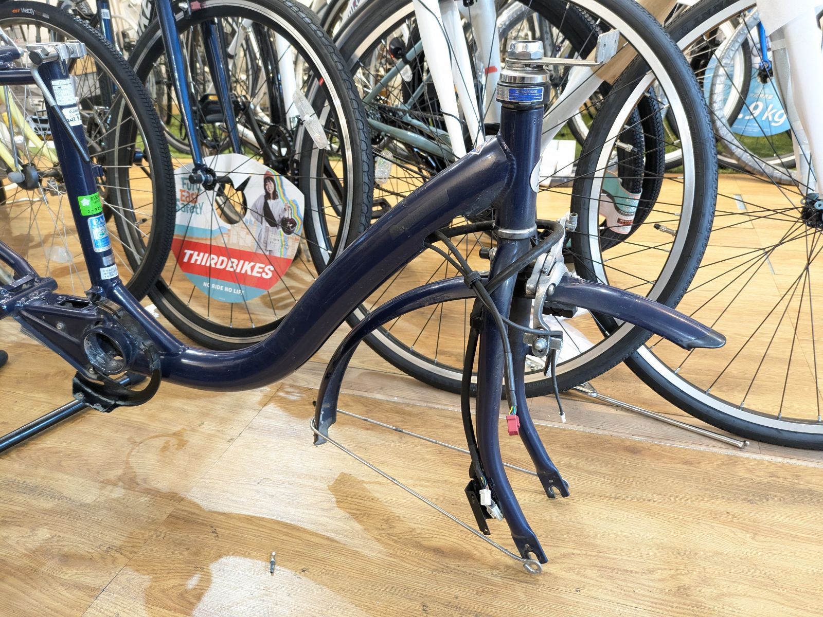 ブリヂストン 電動アシスト自転車 フロンティアDX フレーム 配線 CPU