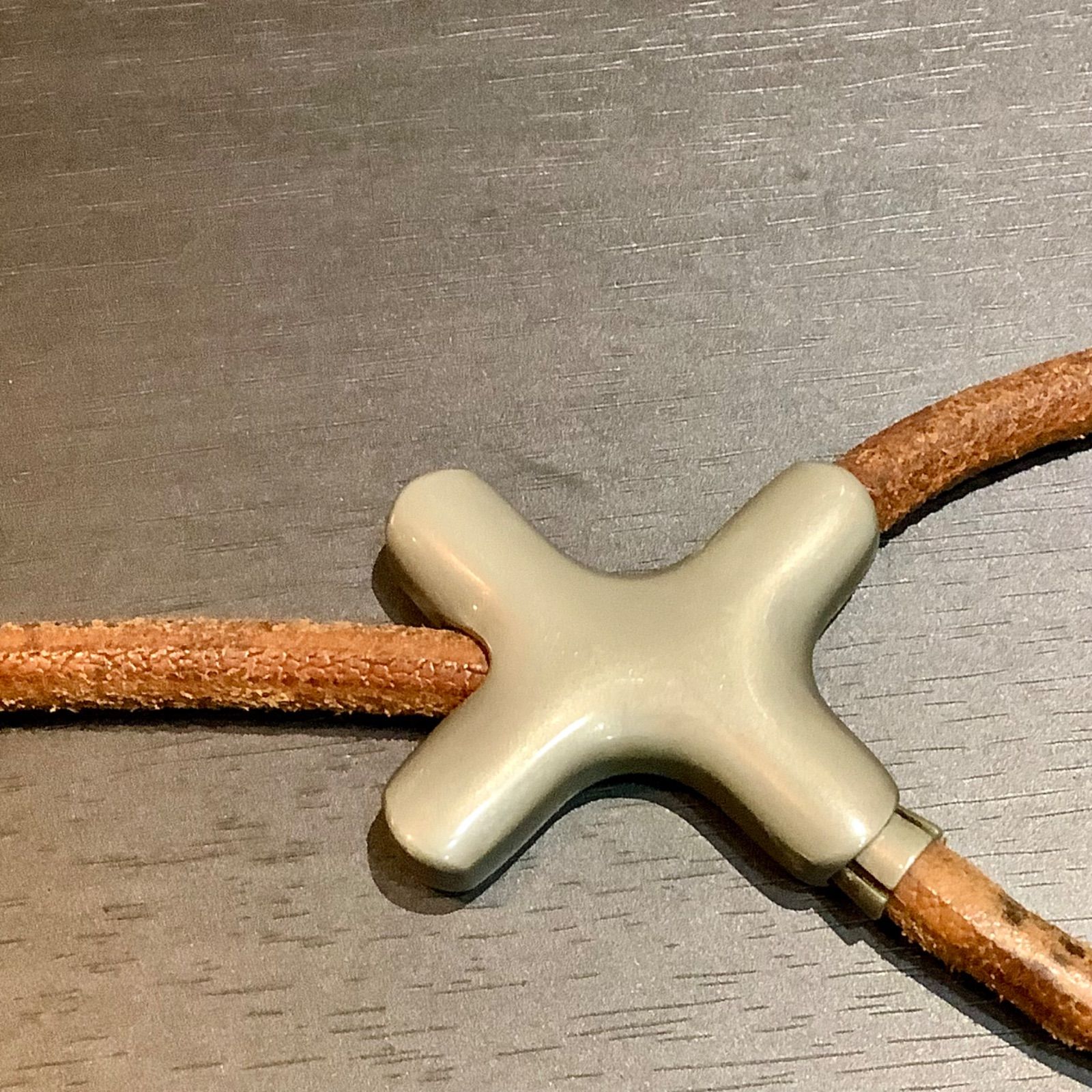 パラコード スネークレインボー首輪&ラメブラックリード