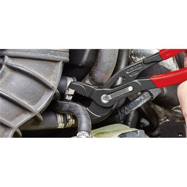 ホースクリッププライヤー 滑り止めプラスチックコーティング