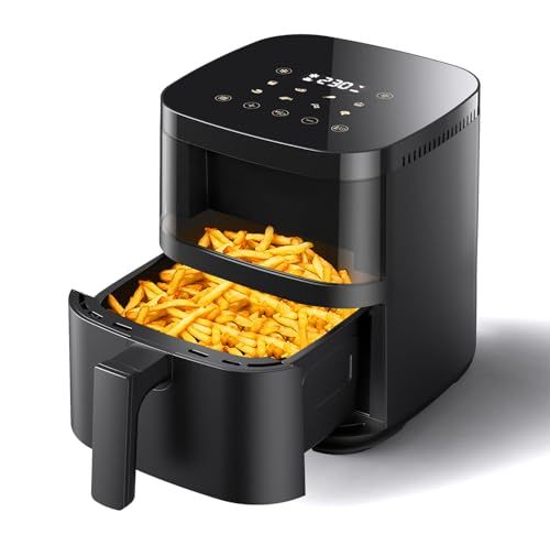【新作入荷，お買い得】 ノンフライヤー 4.5L ノンオイルフライヤー エアフライヤー 1-5人用 可視窓 大容量 家庭用 省エネ 最高温230℃ ノンフライヤー機 LEDディスプレイ 日本語レシピ付き タイマー 自動電源オフ PSE認 その他