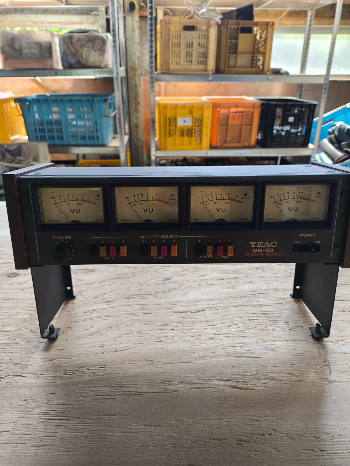TEAC MB-20 4連ＶＵメーター TEAC MB-20 4連VUメーター - メルカリ
