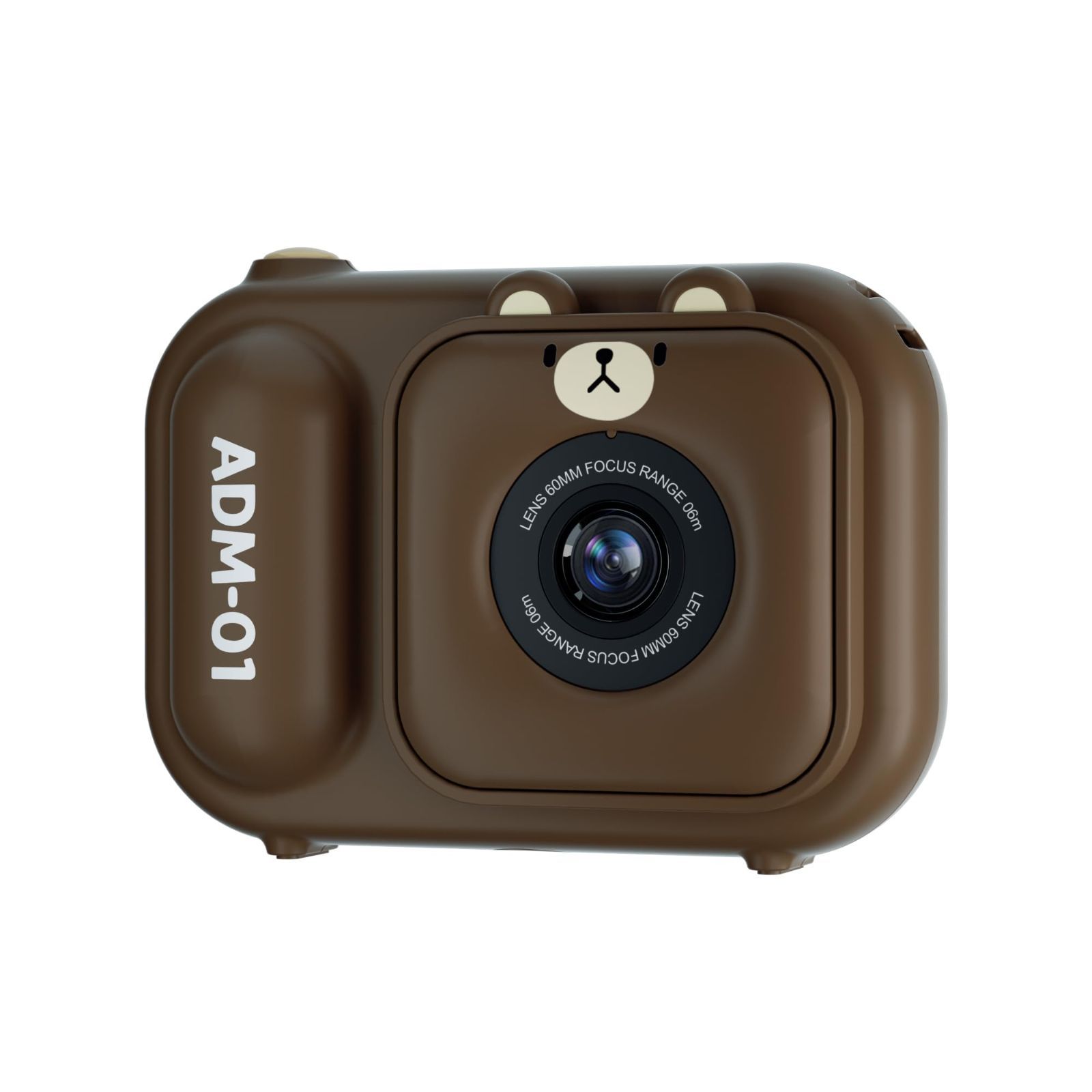 [Inventory Disposal] Digital Toy Camera with Tripod and Selfie Stick, Front and Rear, High Pixels, 48 Million, 720P Shooting, Kids Camera, 8x Zoom, 32GB, Kids Camera with Card, Popular Toy, Japanese Instruction Manual, MOARS, 3 Colors, Selectable, Brown