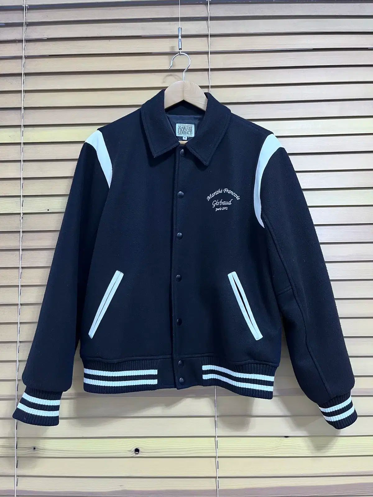 【送料無料 】 マリテフランソワジルボー メンズ ブラック スタジャン Mサイズ