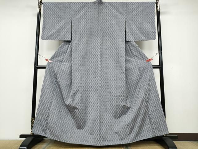 平和屋着物○上質な紬 雲重ね文 正絹 逸品 DAAV8686tw