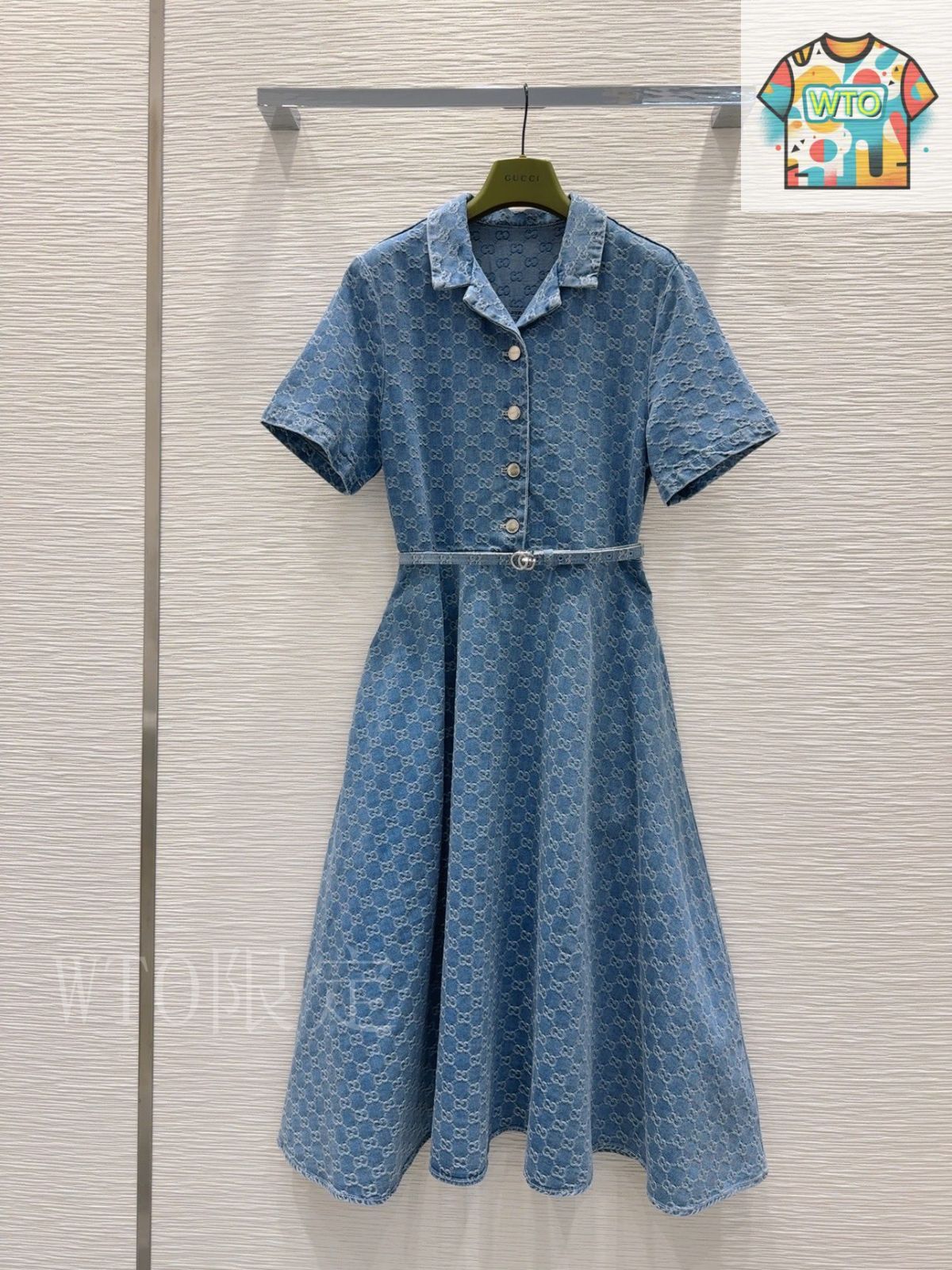 今日WTO】Gucci グッチ 新作デニムワンピース-GP89 - メルカリ