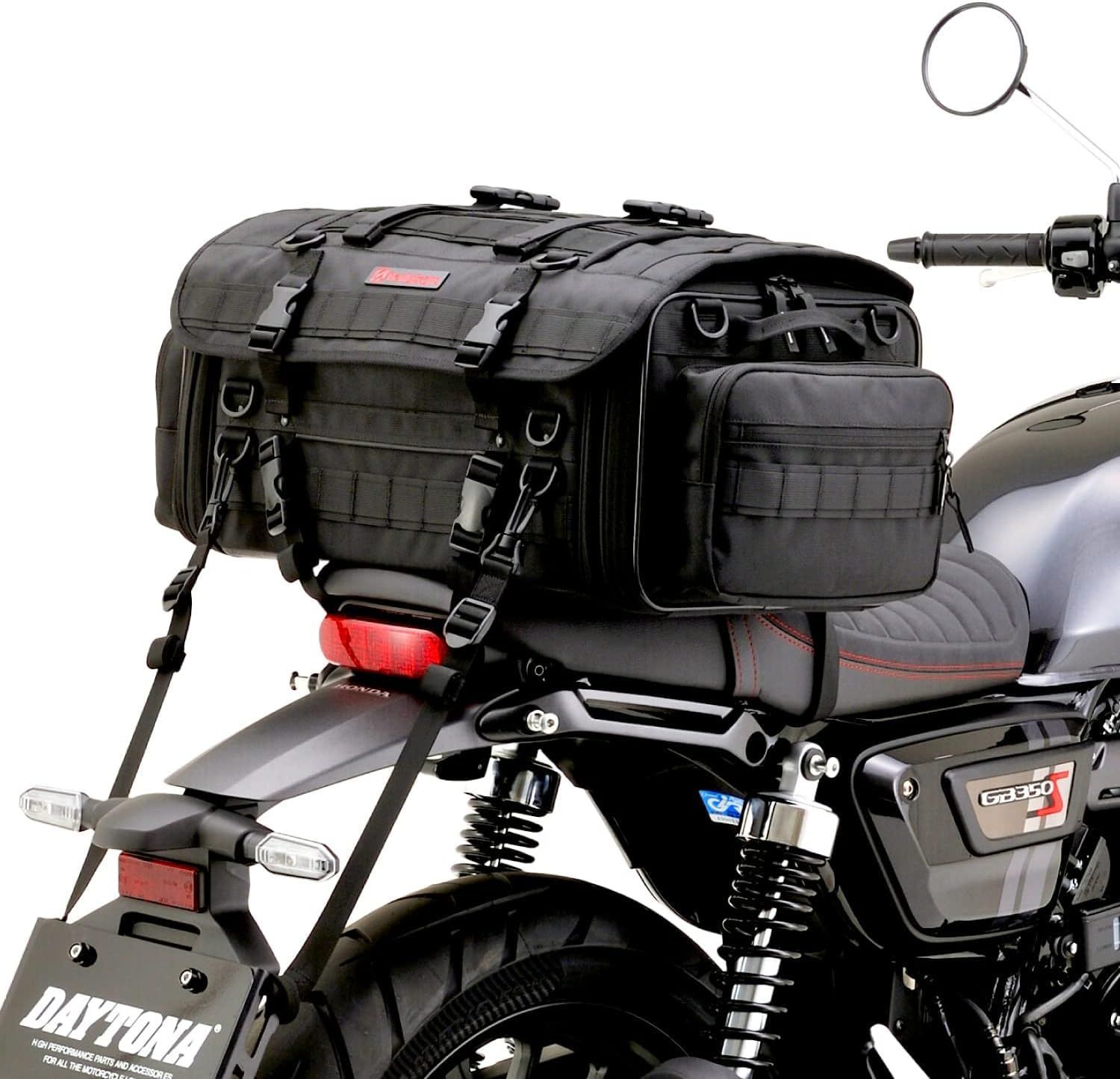 PRO2_Mサイズ(37-44L) ヘンリービギンズ(Henly Begins) デイトナ バイク用 ツーリング シートバッグ PRO2 Mサイズ(37-44L) ホテル2泊 DH-758 26212