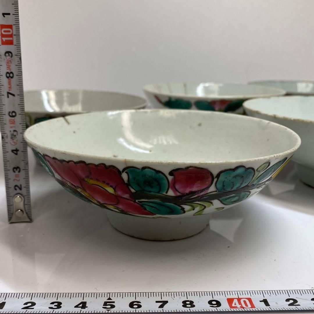 中国民国時代 粉彩鉢 6客 タサチ 東さ6-0529① - メルカリ