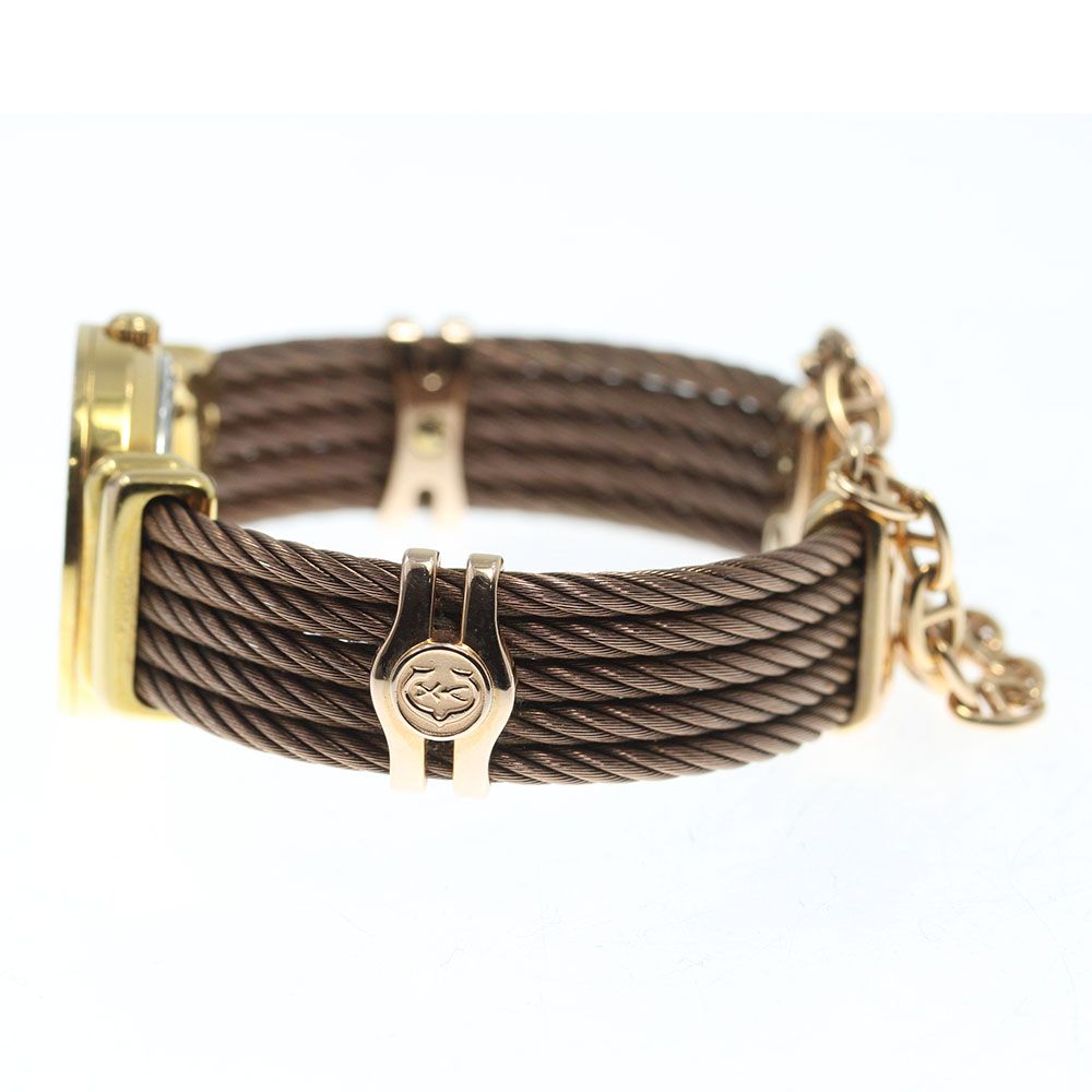 CHARRIOL】シャリオール サントロペ 12Pダイヤ クォーツ レディース  