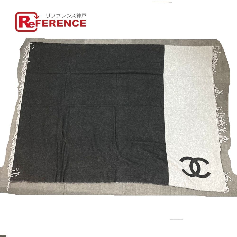 CHANEL シャネル ブランケット CC ココマーク ウール/カシミヤ