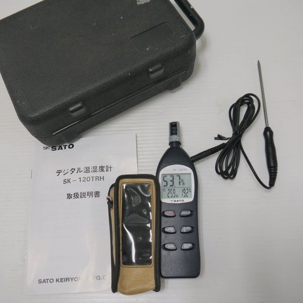 SK SATO 佐藤計量器製作所 デジタル音湿度計 SK-120TRH 空調管理 ≡DT6530