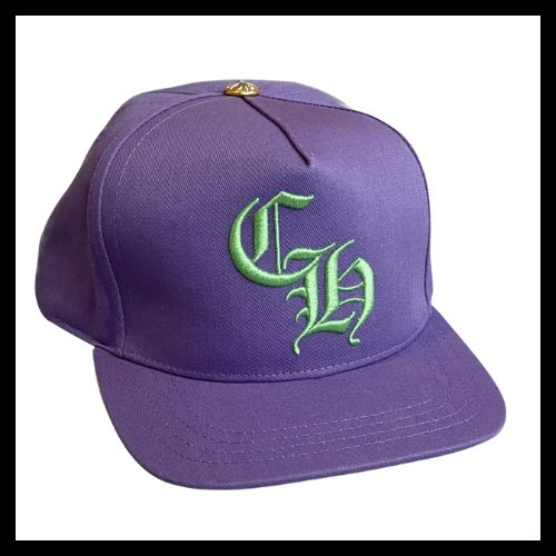 CHROME HEARTS 紫色 キャップ CH ベースボールキャップ
