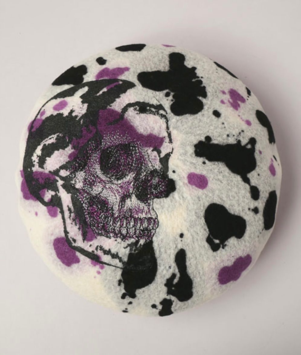 CA4LA カシラ CF SKULL PAINTING BERET 23aw - メルカリ