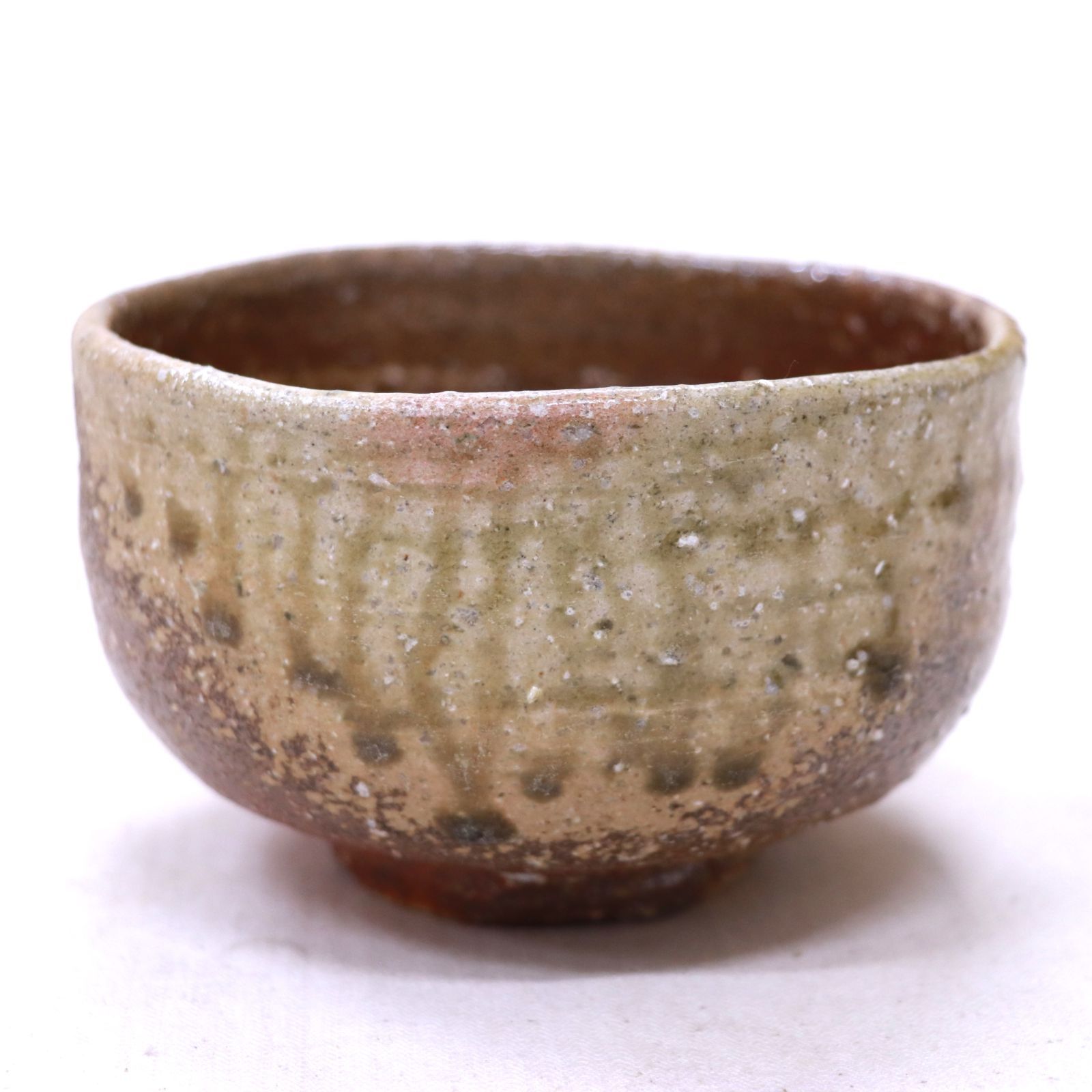 高橋光三作  信楽茶碗 信楽焼 高橋光三作 茶碗 抹茶碗 共箱付 古美術 長期保管品