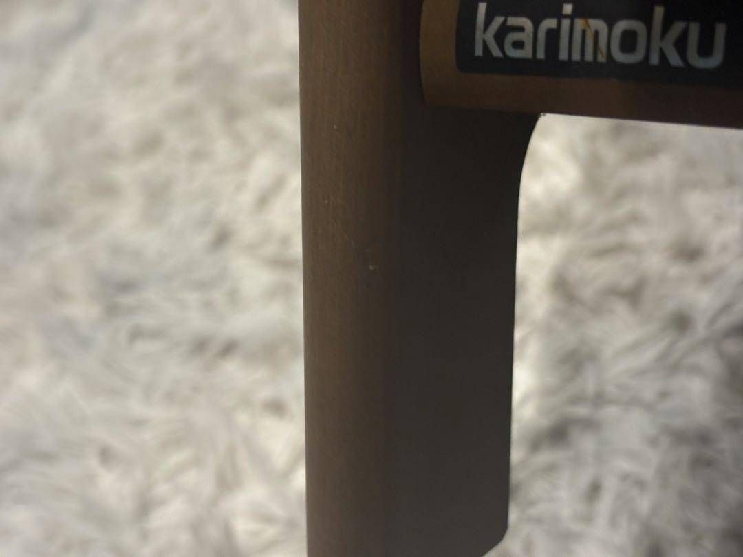 karimoku カリモク 電話台 ファックス台 コーナーキャビネット