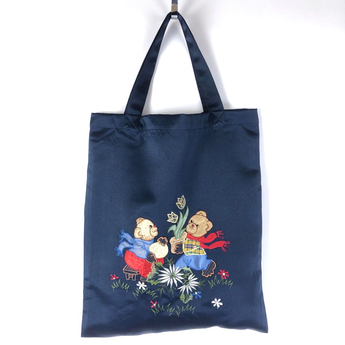 LOVERARY FEILER オレンジ クマ刺繍 トートバッグ - フェイラー クマ 