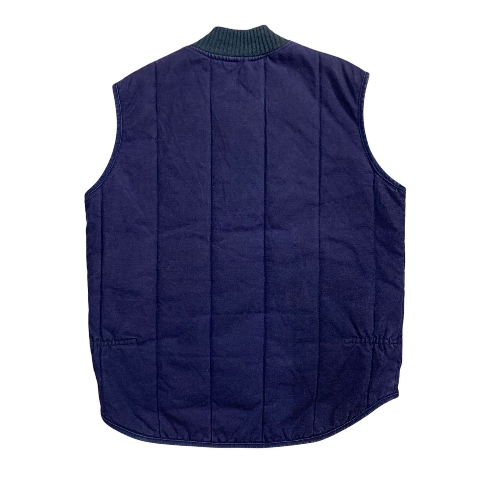 【希少】カーハート Carhartt メンズ ワークベスト M ネイビー RARE= 80s