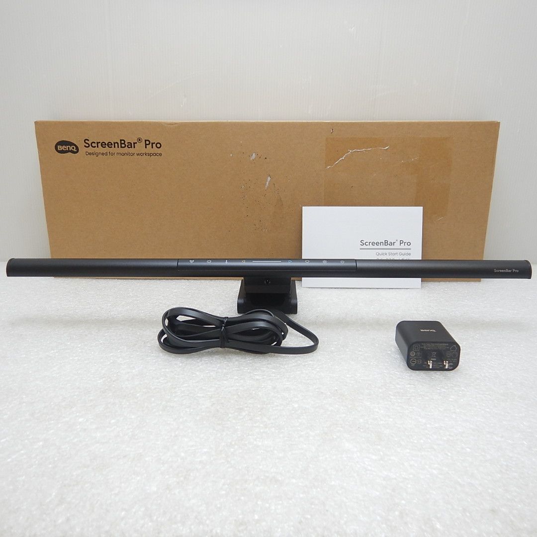 美品】BenQ ScreenBar Pro モニターライト（ブラック）