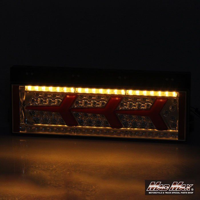 トラック用 大型 中型車用 24V TYPE1 LEDテールランプ シーケンシャルウインカー 左右セット FFCRYSTALESIA_COM