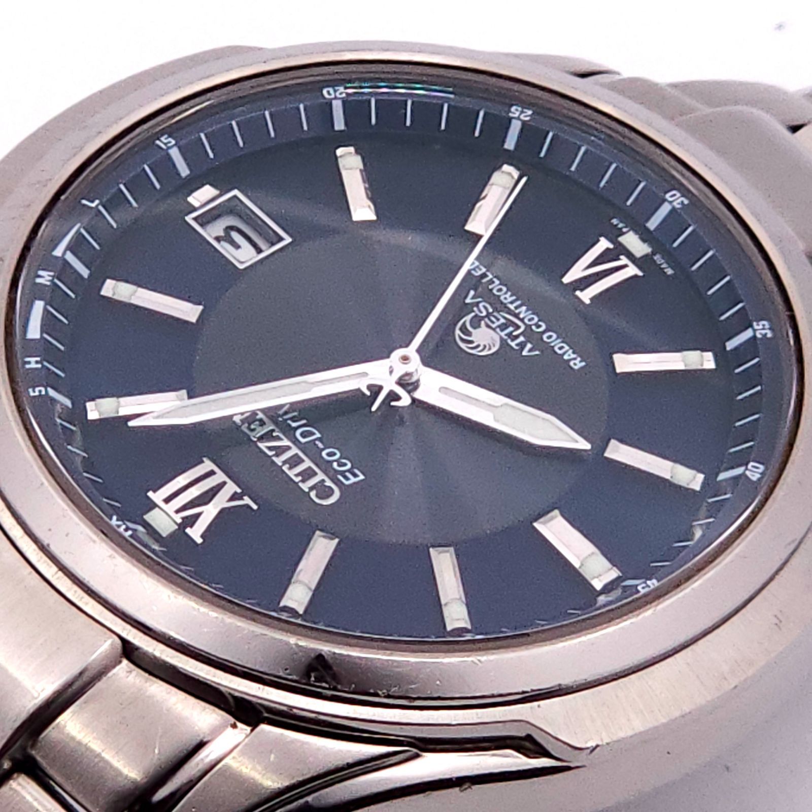 CITIZEN シチズン アテッサ H410-T005870 ソーラー電波 動作品
