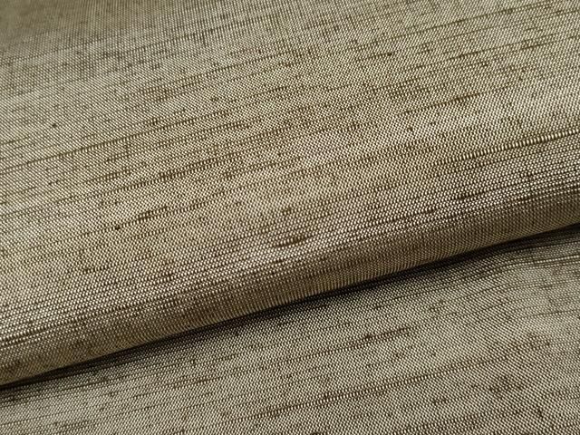 平和屋着物□極上 男性 紬 アンサンブル キングサイズ 色無地 利休色  