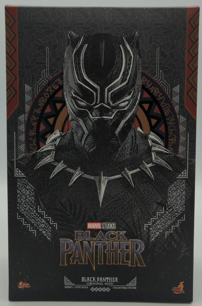 HOTTOYS MOVIE MASTERPIECE BLACK PANTHER ORIGINAL SUIT MMS671