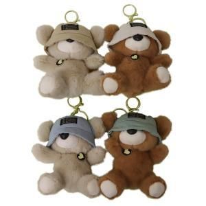 5営業日で発送 ぬいぐるみ くま キーホルダー DJベアキーホルダー 4色アソート 603-191 入数 12