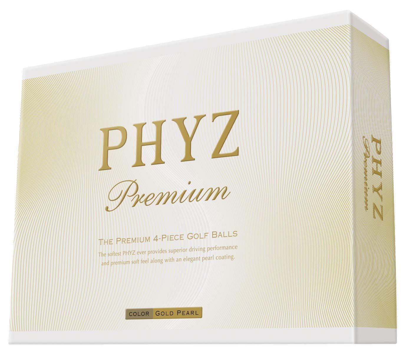 【新着商品】ゴールドパール 1ダース12個入り プレミアム PMGX PHYZ ゴルフボール BRIDGESTONEブリヂストン