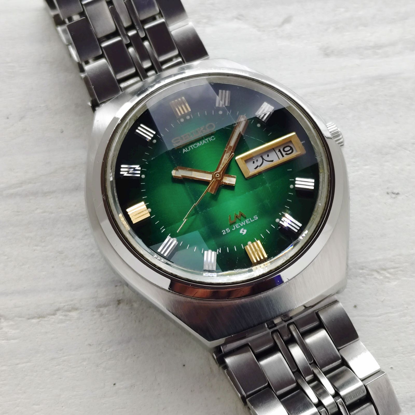 替ベルト付SEIKO ロードマチック 自動巻き ビンテージ