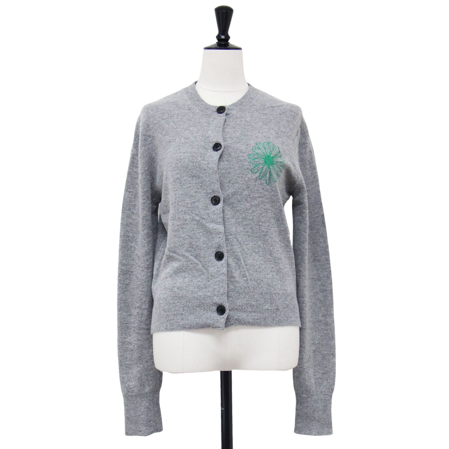 Mardi Mercredi カーディガン　グレー Mardi Mercredi カーディガン グレー FREE / カシミヤ ブレンド