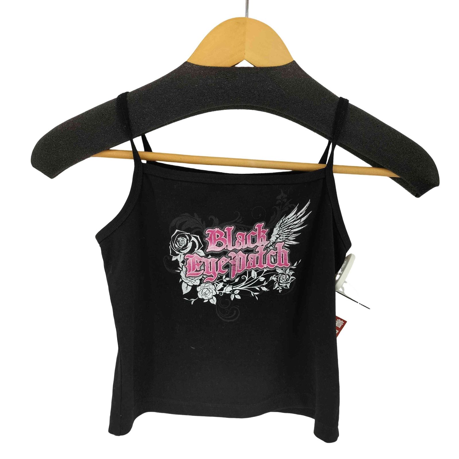 ブラックアイパッチ ROSES AND WINGS CAMISOLE BLACK ブラックアイパッチ ROSES AND WINGS CAMISOLE BLACK