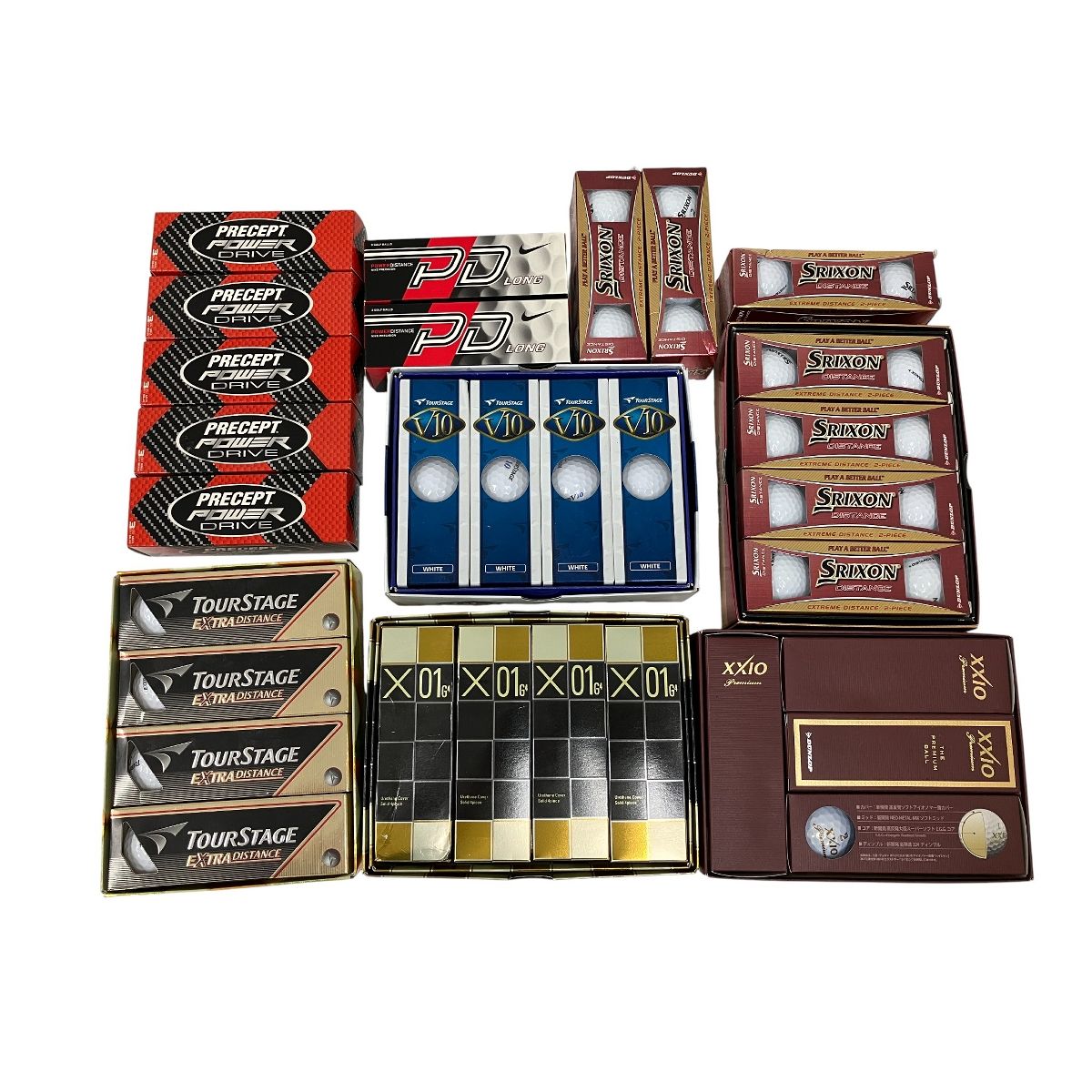 Xxio SRIXON NIKE 等 ゴルフボールセット 90個 ゼクシオ スリクソン ナイキ ♥ O10438413
