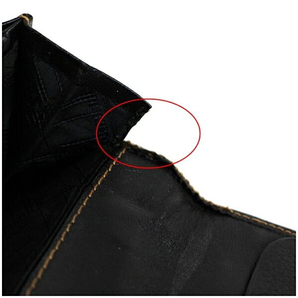 ダンヒル 二つ折り 長財布 ブラック レザー 中古 Bランク dunhill 男性