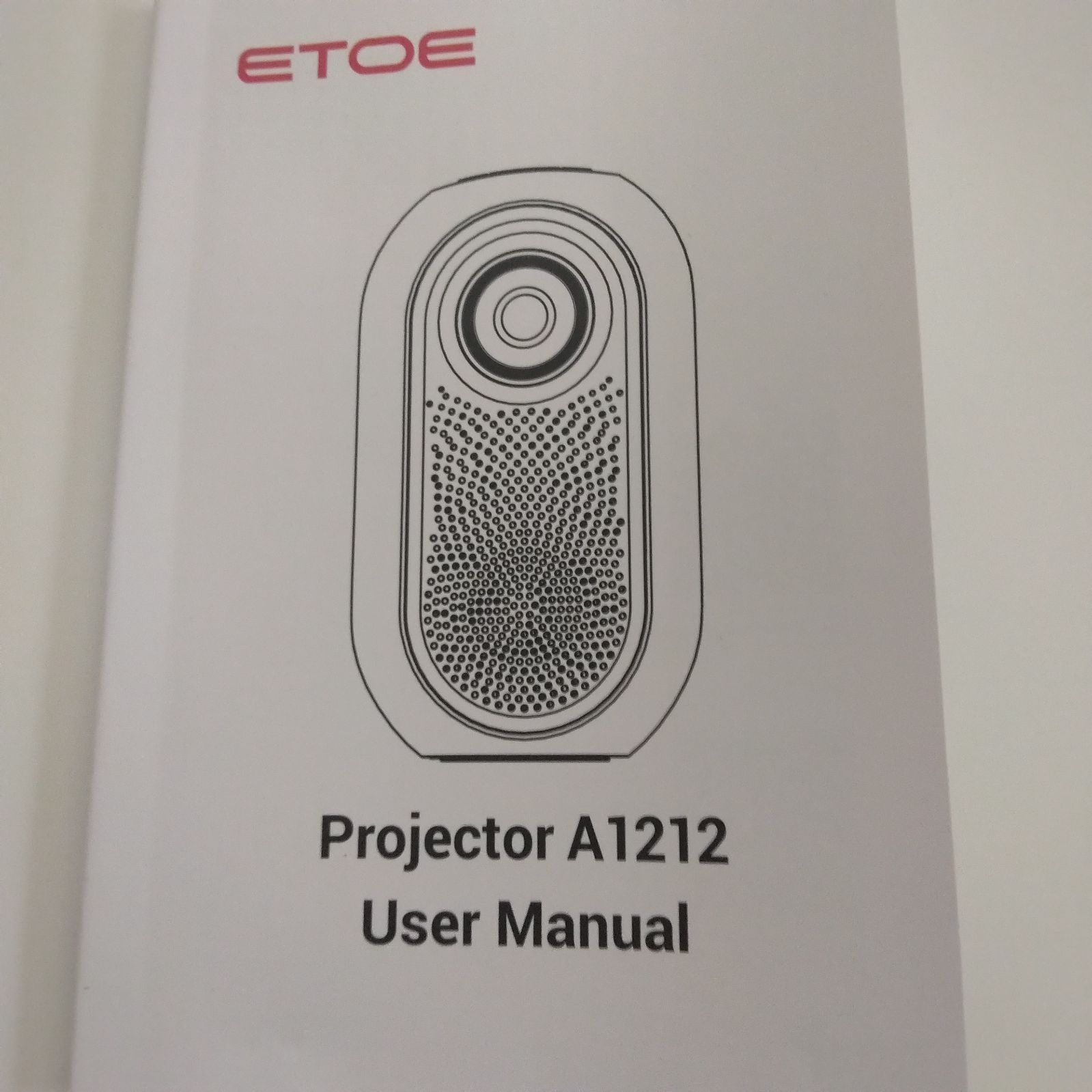 未使用品 ETOE プロジェクター 小型プロジェクター 【 A1121 】