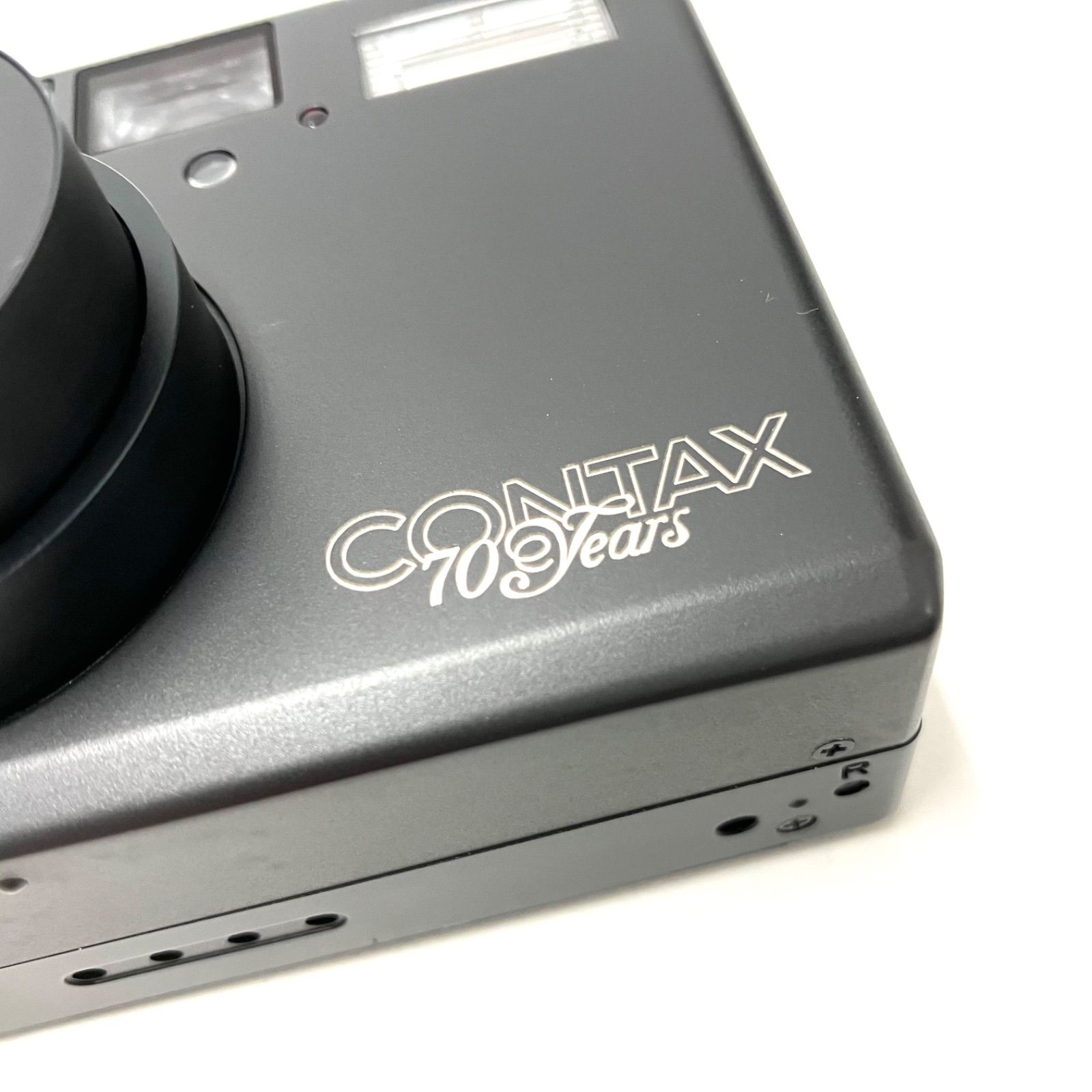 758360】 CONTAX T3 70周年記念モデル TITANIUM BKACK データバック付き 新品級 極美品 - メルカリ