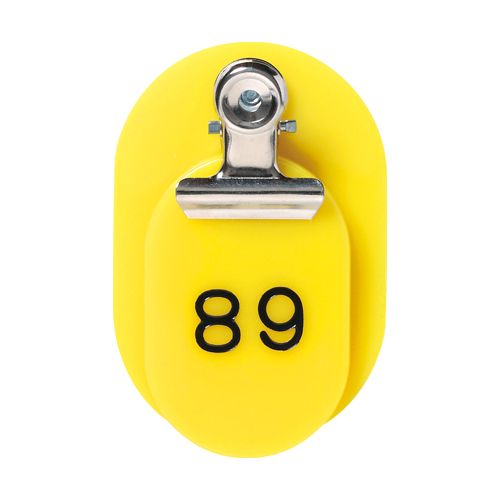 クラウン PP親子札 番号入 黄 51～100番 入数：1箱(50組) CR-PY100-Y(19934)