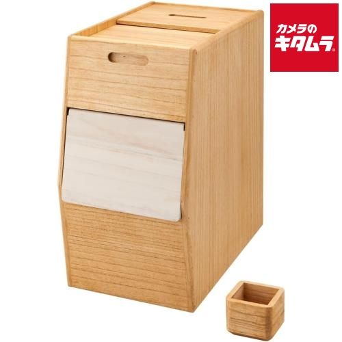 オスマック OSPO-20 KIRISAI 桐の米びつ 20kg 桝付き
