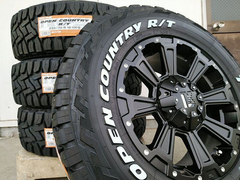 TOYO TIRES 4本セット 16インチ 7.5j 225/70R16 デリカ D5 RAV4 CX5 エクストレイル 新品 タイヤホイールセット TOYO オープンカントリー マッドタイヤ