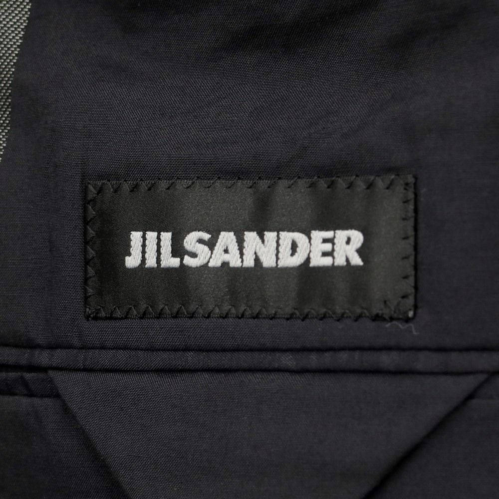 【中古】ジルサンダー JIL SANDER コットンウール カジュアルジャケット グレー【サイズ44】【メンズ】