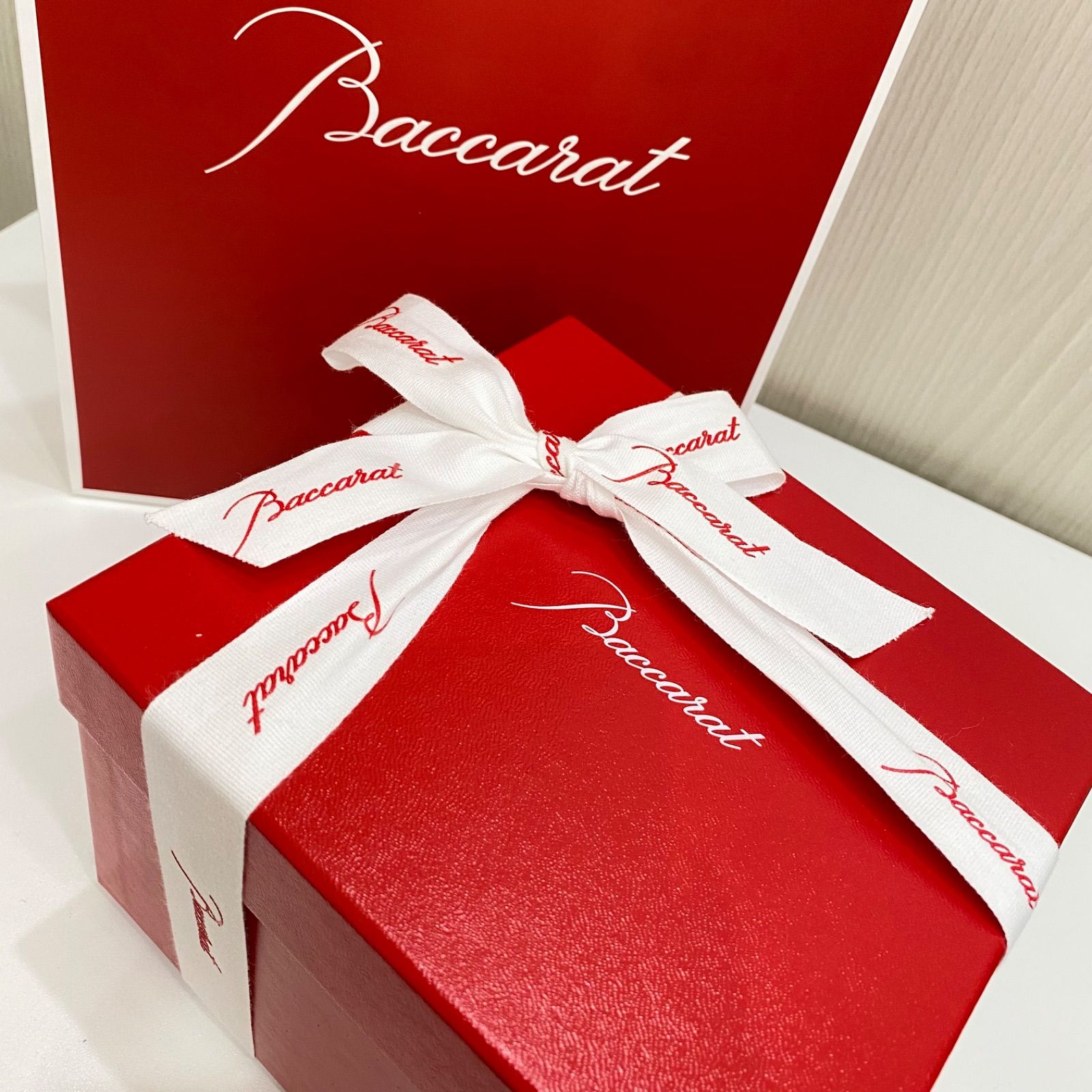 新品未使用】プレゼント用 Baccarat バカラ ダルマ クリスタル