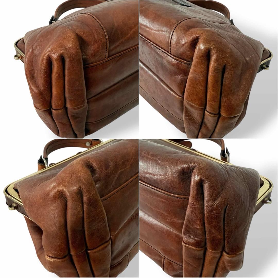良品】OROTON オルトン ヴィンテージ ビンテージ レザー 本革 2way 