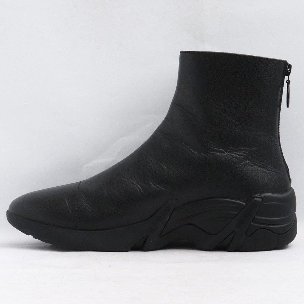 rafsimons runner サイズ43 RAF SIMONS RUNNER レザーハイカットスニーカー サイズ43 - メルカリ