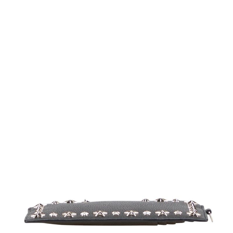 ジミーチュウJIMMYCHOO ブラック星型スタッズ バッグ、カードケース、財布 ジミーチュウ スター スタッズ カードケース 長財布 ポーチ