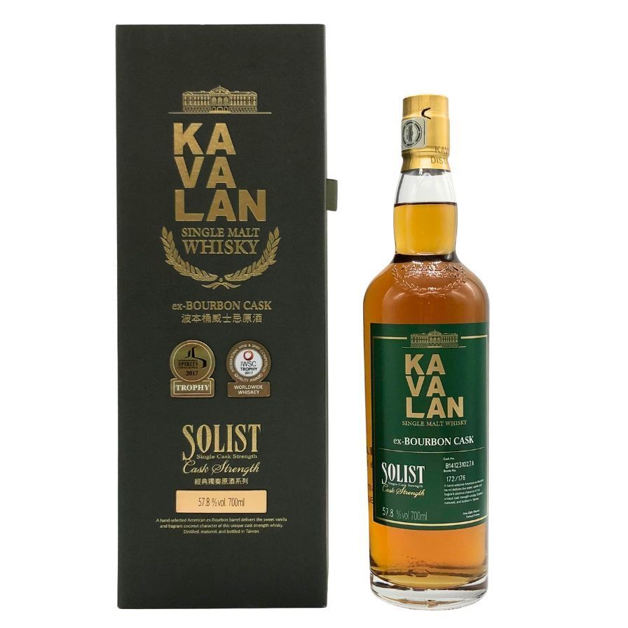 カバラン ソリスト バーボンカスク 700ml 57.8% KAVALAN【J】 - メルカリ 