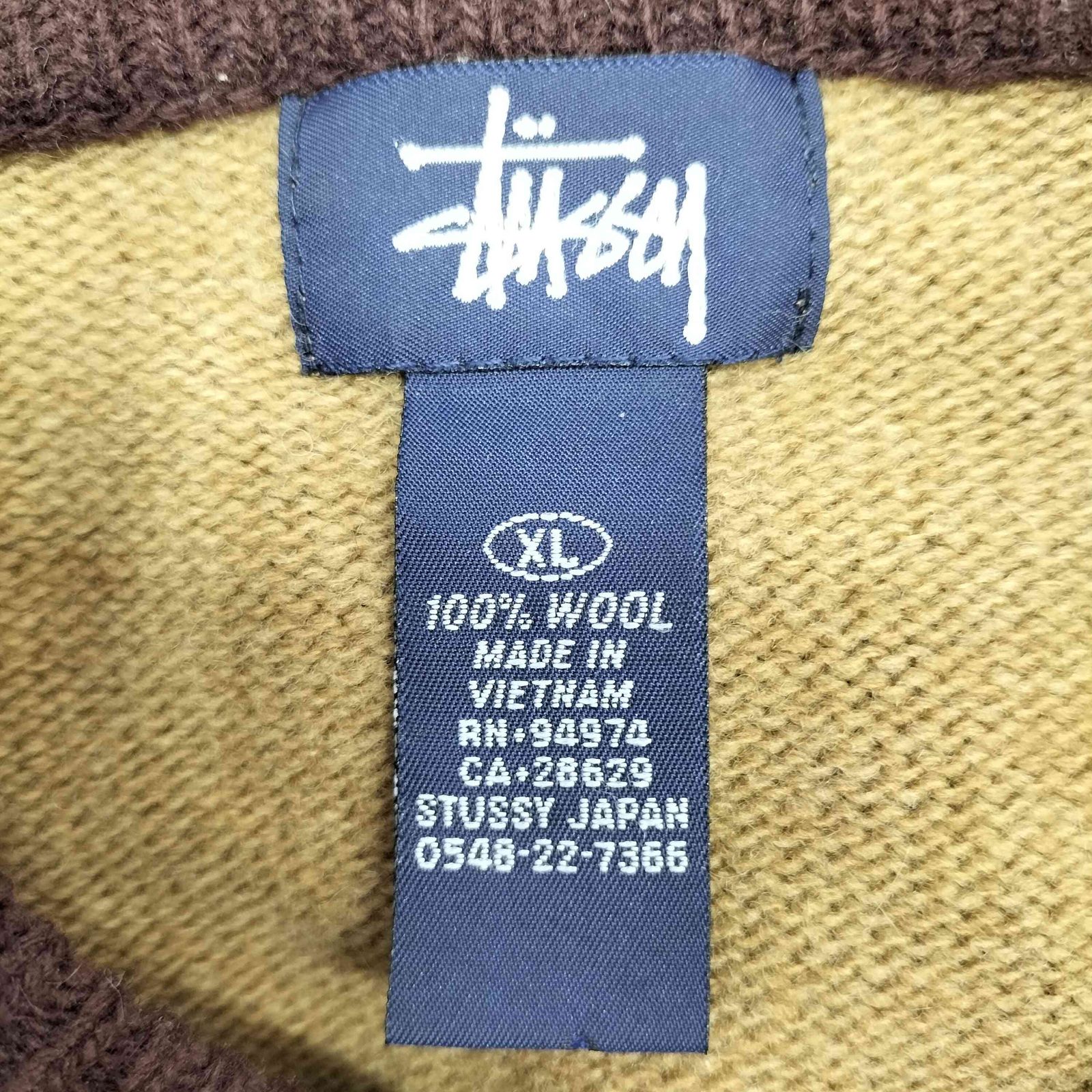 ステューシー Stussy 90S 紺タグ ボーダーニット メンズ JPN：XL