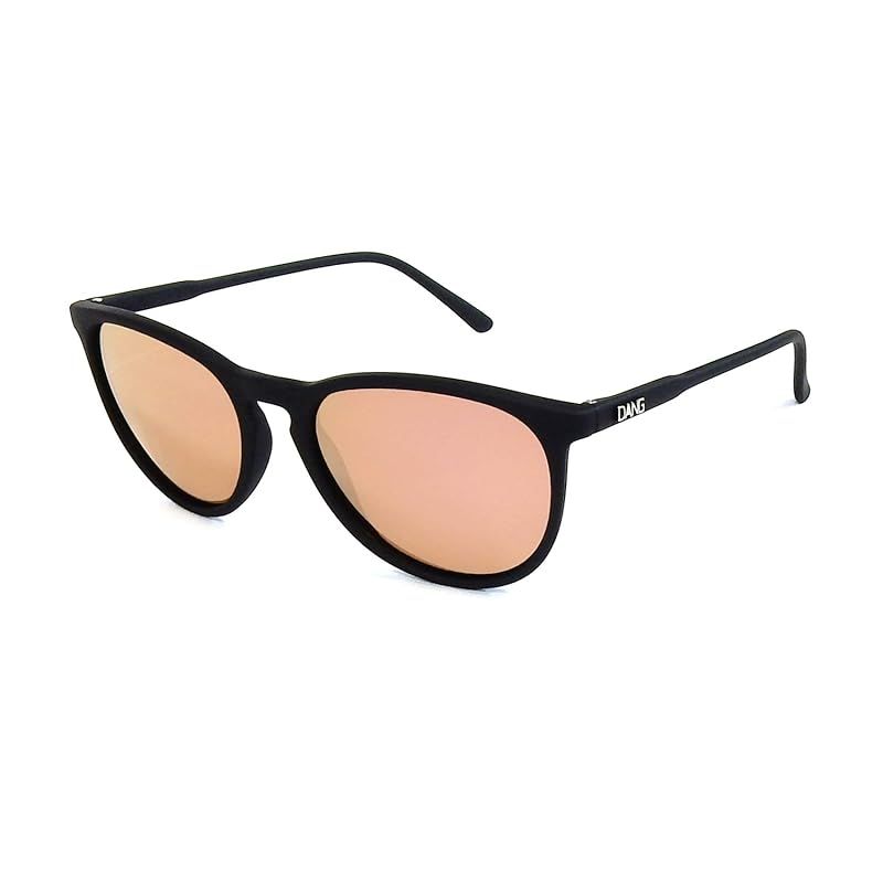 [ダンシェイディーズ] FENTON Black Soft/Rose Mirror Polarized 1