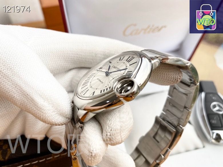 週末限定価格♡ cartier 今日特価！Cartier【カルティエ】ブルーバロンメンズ腕時計が
