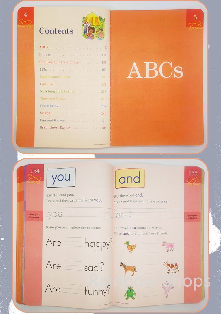 新品未使用】Brain Quest Workbook 3冊セット 英語勉強 子供英語